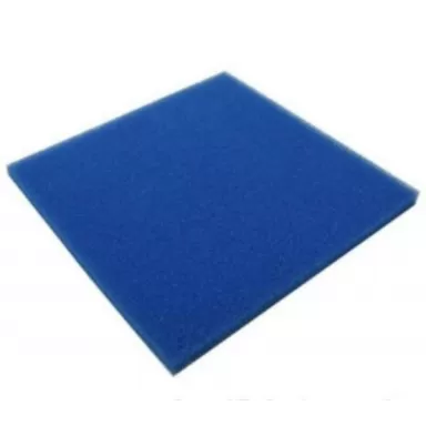 Blauw filter schuim grof 50x50x2 cm