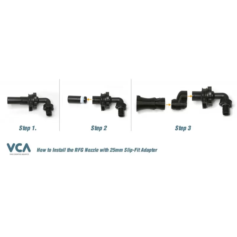 VCA RSR 25mm Slip-Fit-Drop Adapter for RFG VCA RSR 25mm Slip-Fit-Drop Adapter for RFG