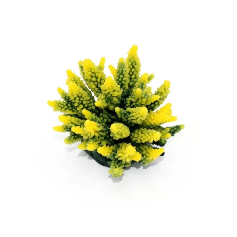 Kunstkoraal Acropora Geel/Groen