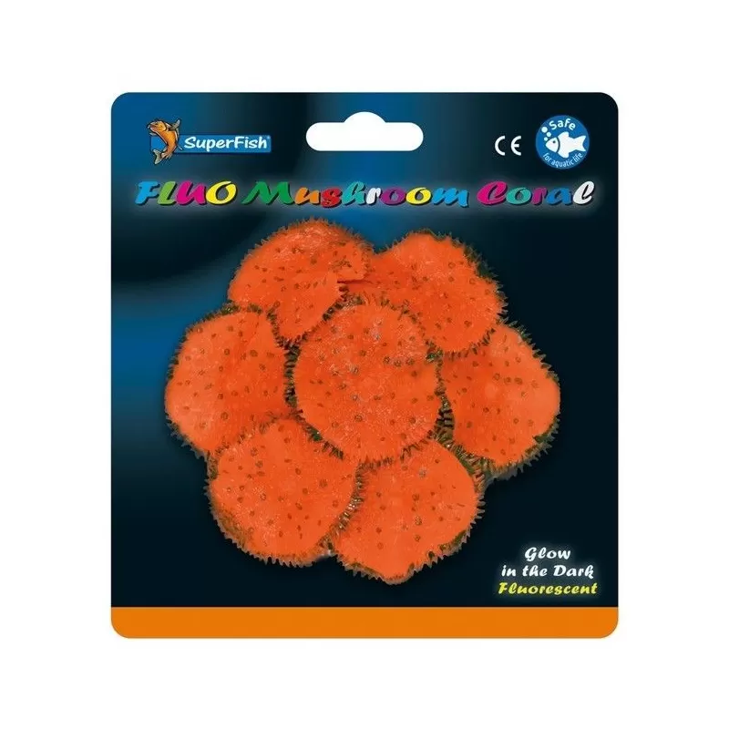 Superfish fluo air coral mushroom oranje