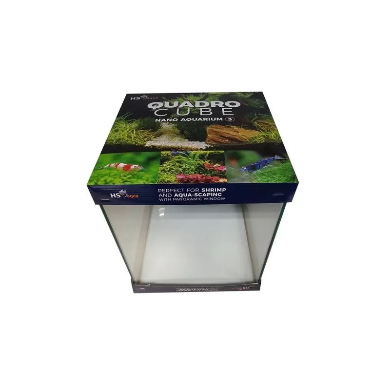 HS Aqua Aquarium Volglas Quadro Cube No 3 30x30x35cm