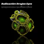 Zoanthus Radioactive Dragon Eyes Frag S-size