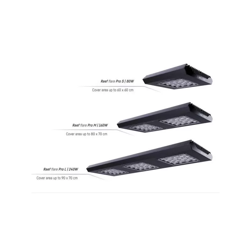 Reef Factory Reef Flare Pro S Blue Black 80w Reef Factory Reef Flare Pro S Blue Black 80w