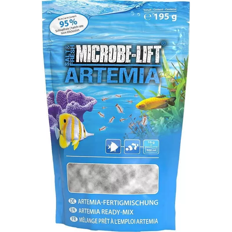 Microbe lift Artemia Ready Mix brine shrimp eggs salt Microbe lift Artemia Ready Mix brine shrimp eggs salt