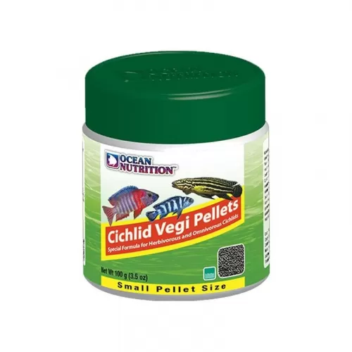 Ocean nutrition cichlid vegi pellets small 100g