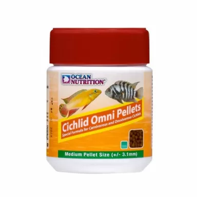 Ocean nutrition cichlid omni pellets medium 100g
