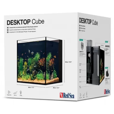 Red Sea Desktop Cube Met onderkast Zwart