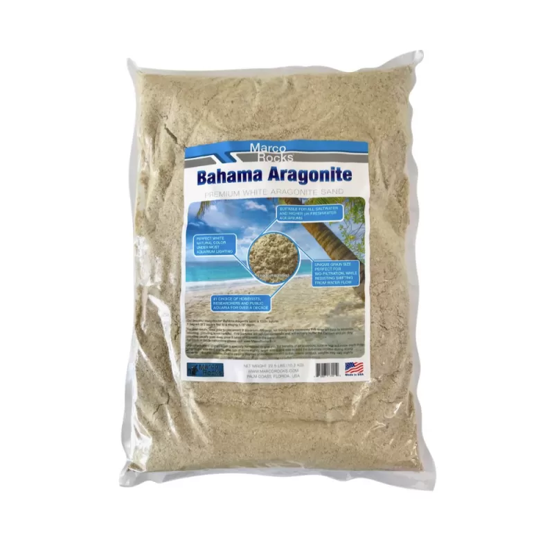 Möchten Sie Marco rocks Bahama-Aragonit 1 Beutel 10,2 kg kaufen? Coralandfishstore.nl