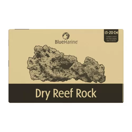 Blue marine dry reef rock 20kg 13-20cm bestellen ? l Coralandfishstore.nl