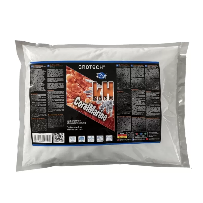 Grotech Coralmarin KH Null 4kg. | Coralandfishstore.nl