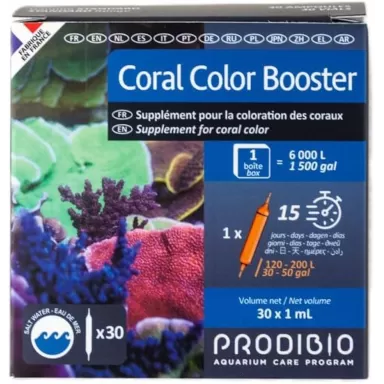 Prodibio coral color booster 30 ampullen