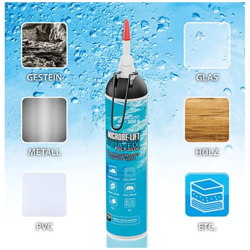 Microbe lift Aqua Fix Poly Lijm 300g kopen? | Coralandfishstore.nl Microbe lift Aqua Fix Poly Lijm 300g kopen? | Coralandfishstore.nl