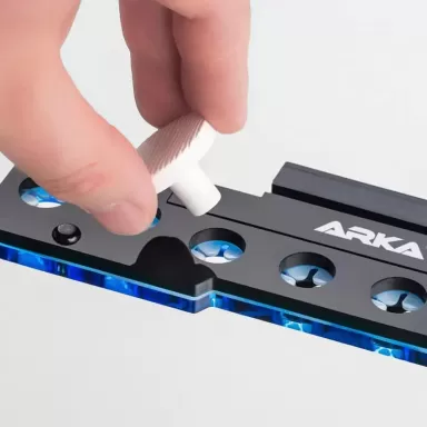 Arka Acryl Frag Rack Deck with Magnet - 8 holes | Coralandfishstore.nl