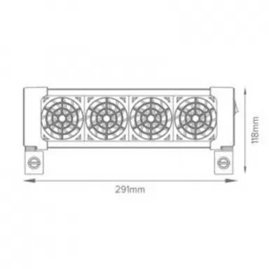 D-D Ocean Breeze Cooling Fan - 4 fans kopen? | Coralandfishstore.nl