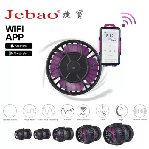 Jecod MOW5 + Wi-FI controller (Stromingspomp/wavemaker)