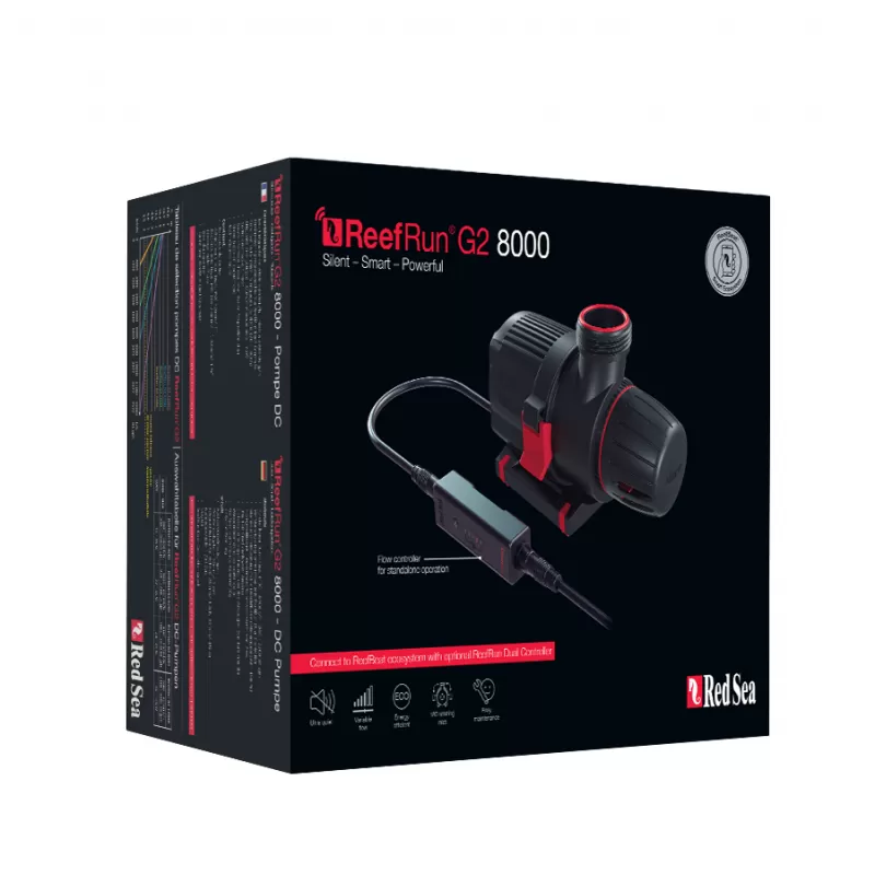 Red Sea ReefRun G2 8000 DC Pump (excl controller)|Coralandfishstore.nl Red Sea ReefRun G2 8000 DC Pump (excl controller)|Coralandfishstore.nl