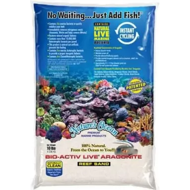 Nature´s ocean BioActiv Lebendsand Weiß - 9,07 kg / 0,5-1,7m