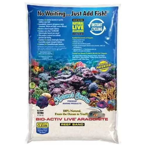 Nature´s ocean BioActiv Lebendsand Weiß - 9,07 kg / 0,5-1,7m