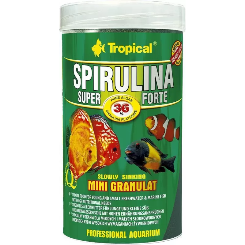 Tropical Spirulina super forte granulaat 36% 250ml