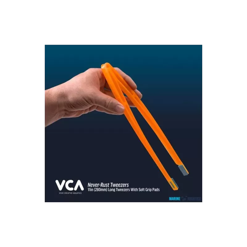 VCA never rust tweezers sunset orange 28cm