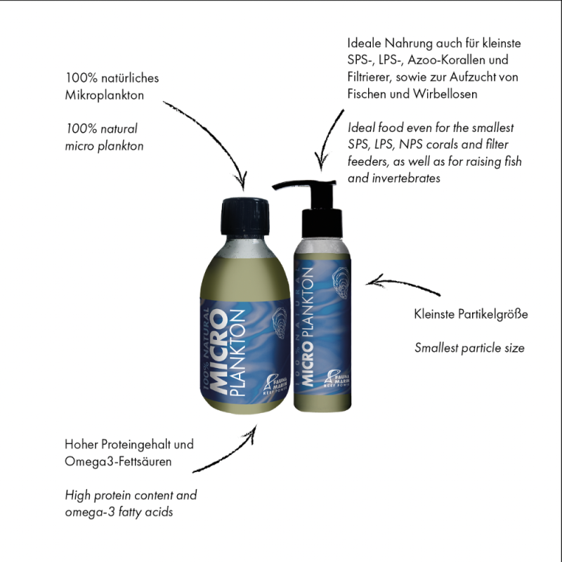 Fauna marin micro plankton 250ml