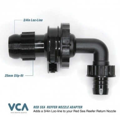 VCA RSR 25mm Slip-Fit Adapter 3/4in Loc-Line