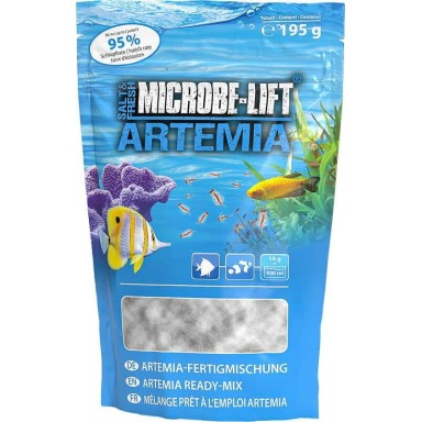 Microbe lift Artemia Ready Mix brine shrimp eggs salt