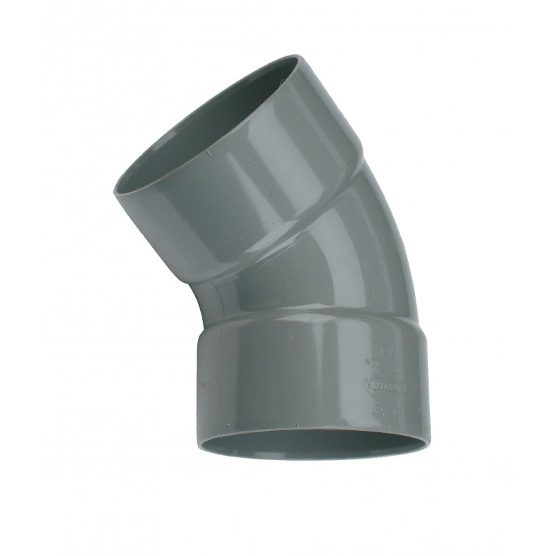 PVC knie 40mm 45gr.